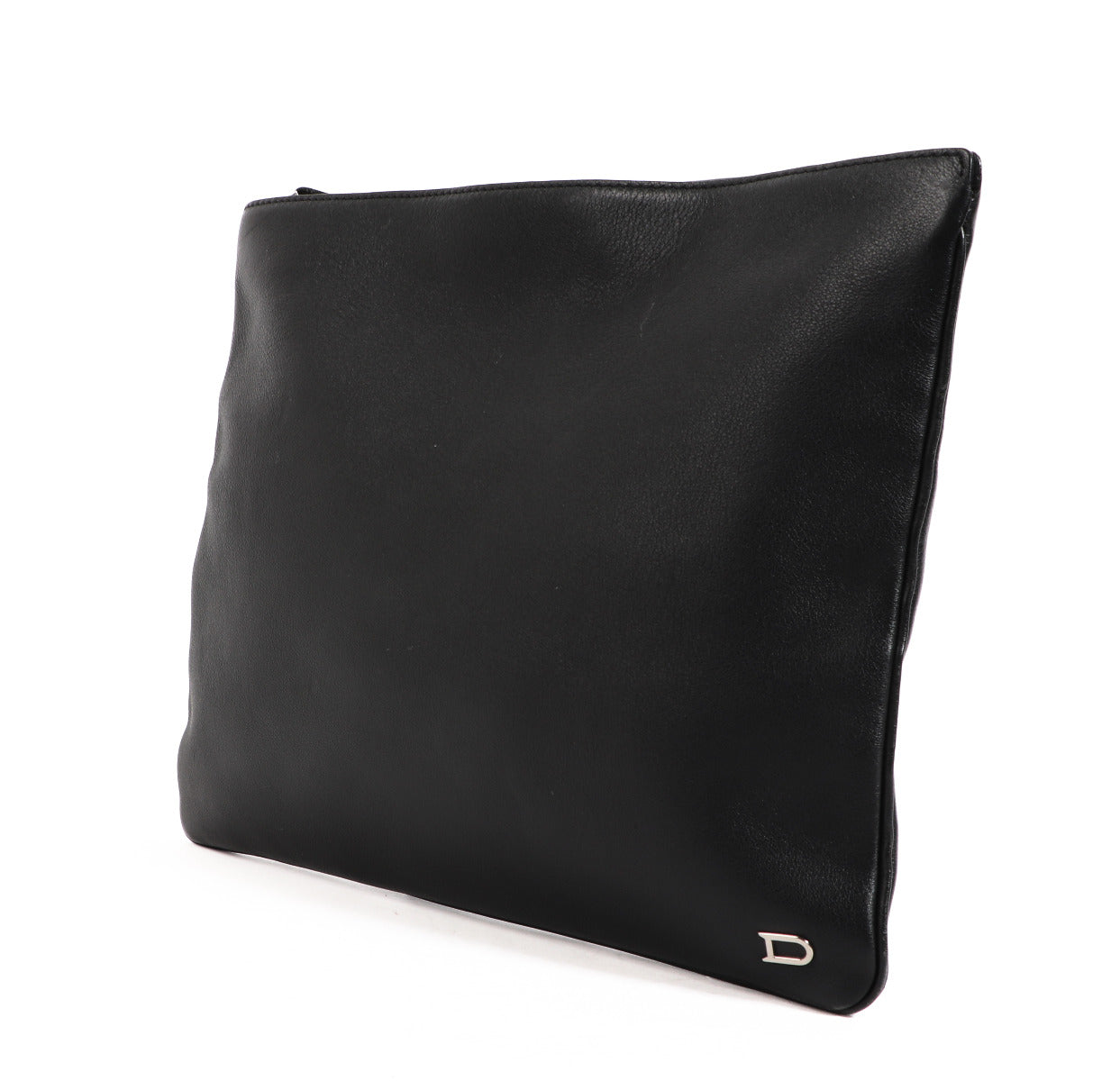 Delvaux Black Allure Pochette Clutch