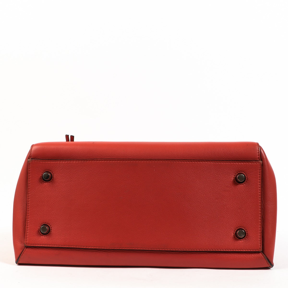 Sac Céline Edge moyen en cuir de veau orange brûlé