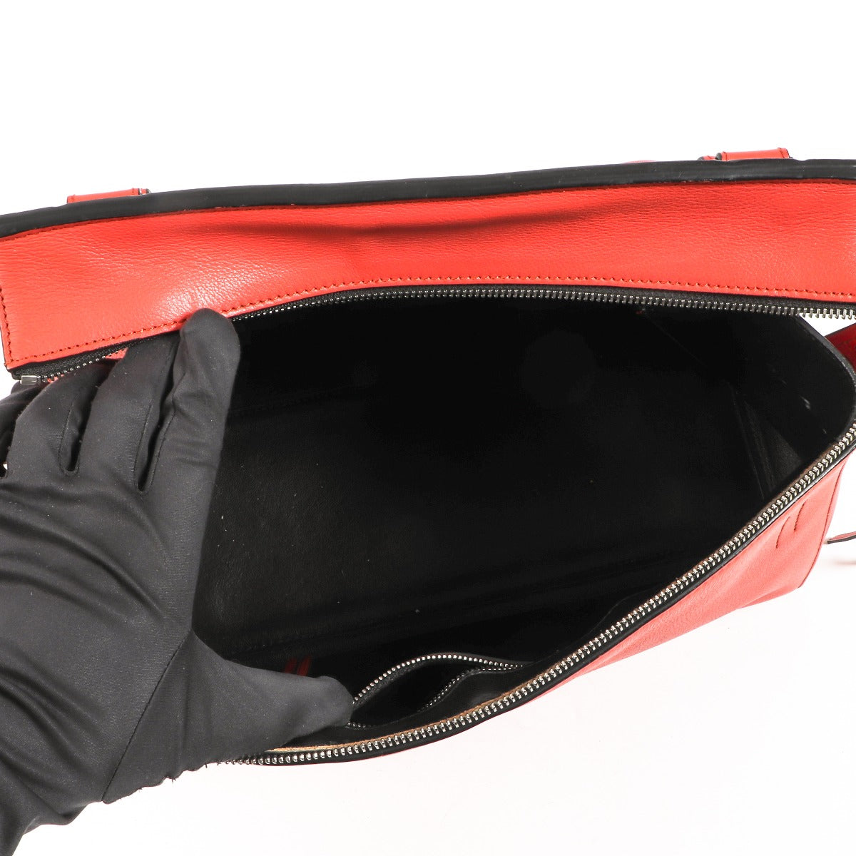 Sac Céline Edge moyen en cuir de veau orange brûlé