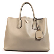 Prada Large Pomice Saffiano Leather Double Bag