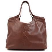 Yves Saint Laurent Brown Leather Hobo Shoulder Bag for the best price at Labellov secondhand luxury in Antwerp. We buy and sell your authentic designer bags online.