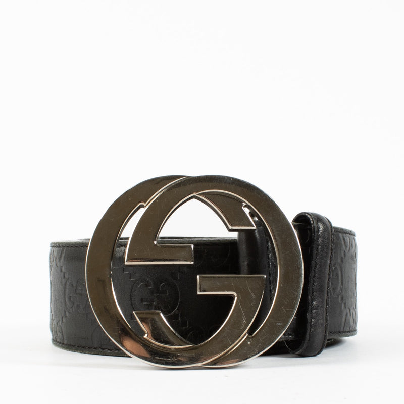 Authentic second hand Gucci Black Signature Belt on Labellov.com