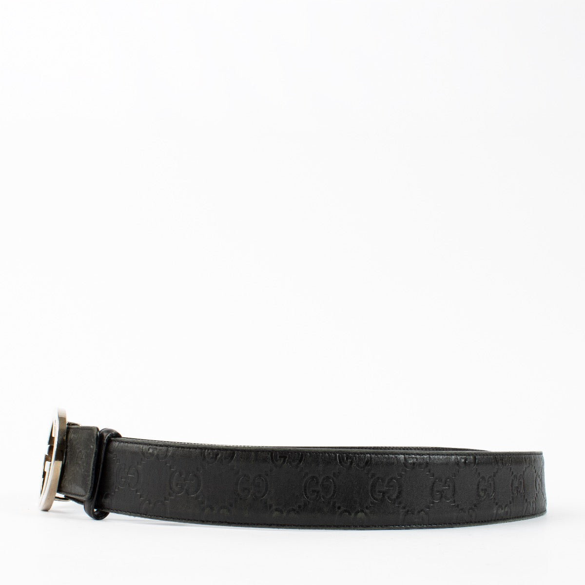 Authentic second hand Gucci Black Signature Belt on Labellov.com