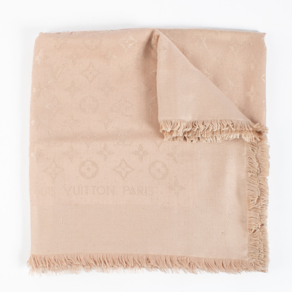 Authentic second hand Louis Vuitton Pink Monogram Classic Shawl on Labellov.com