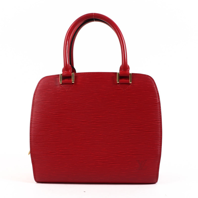 Shop safe online at Labellov in Antwerp this 100% authentic second hand Louis Vuitton Red Epi Leather Pont Neuf PM