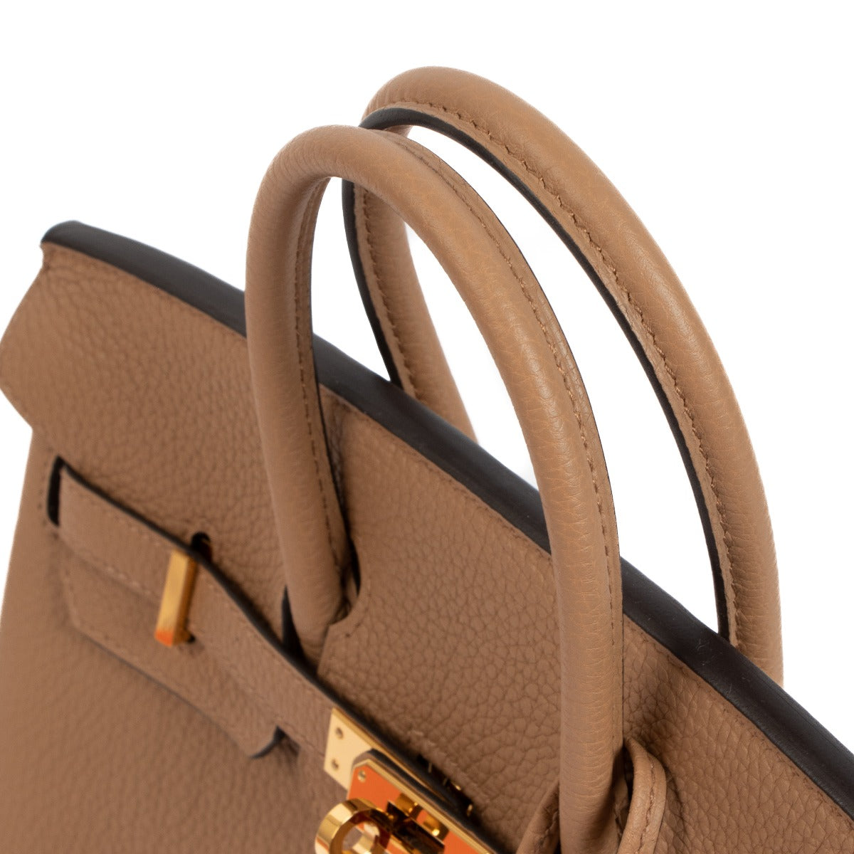 Authentic second hand Hermès Birkin 25 Chai Togo Gold Hardware on www.labellov.com