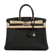 Authentic second hand Hermès 2023 Birkin 35 Black Togo on www.labellov.com