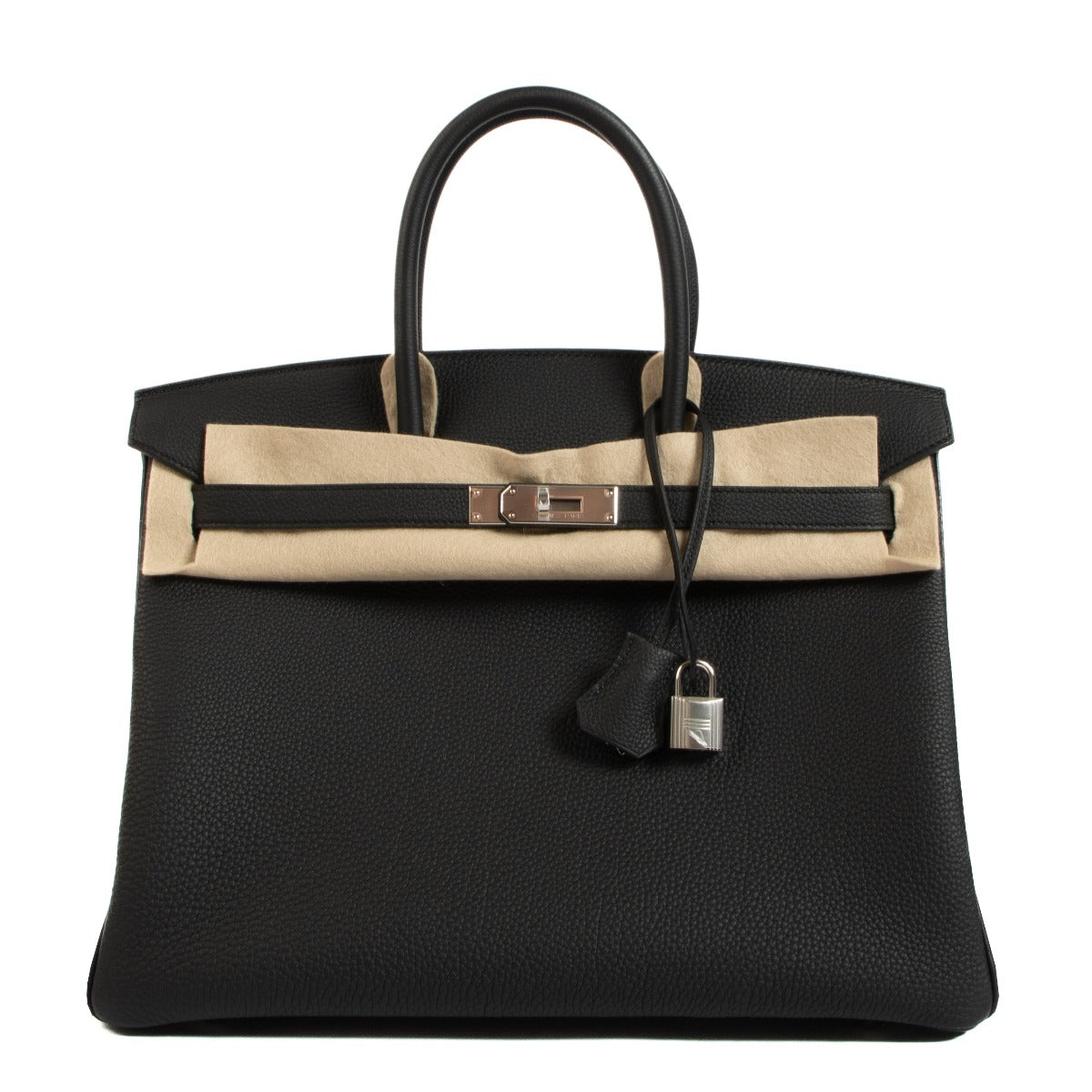 Authentic second hand Hermès 2023 Birkin 35 Black Togo on www.labellov.com