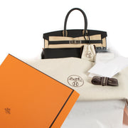Authentic second hand Hermès 2023 Birkin 35 Black Togo on www.labellov.com