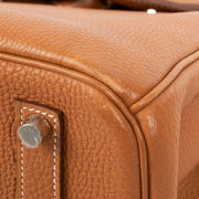 Authentic second hand pre-owned Hermès Birkin 35 Gold Togo Palladium Hardware on www.labellov.com