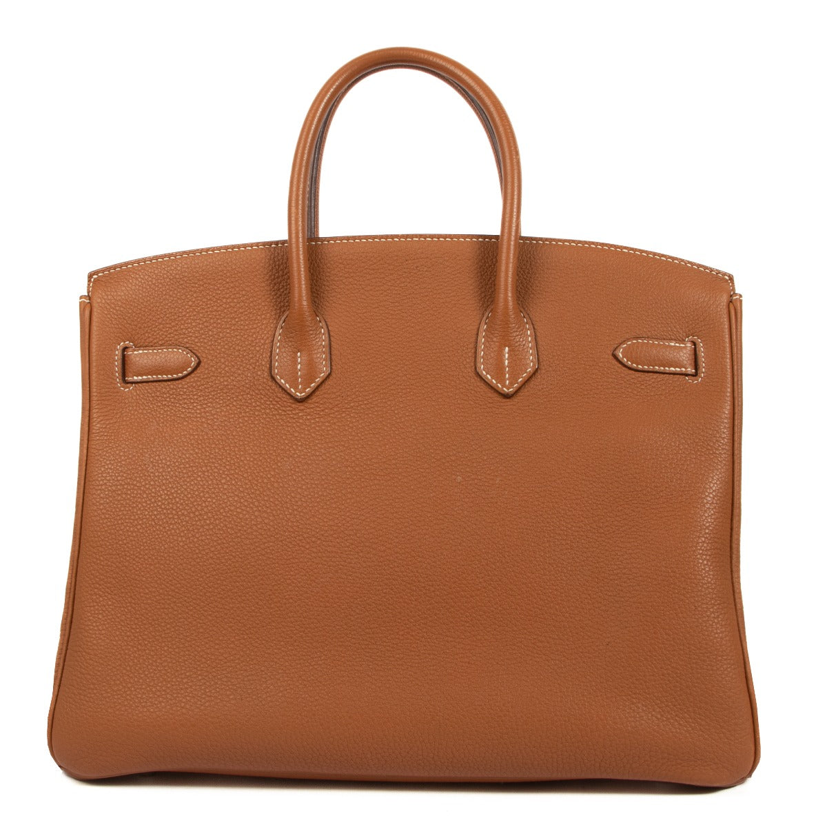 Authentic second hand pre-owned Hermès Birkin 35 Gold Togo Palladium Hardware on www.labellov.com
