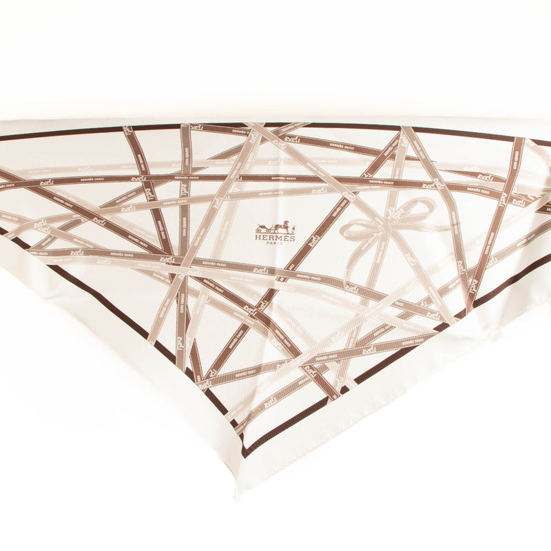 Hermès Bolduc Ribbon Triangle Scarf