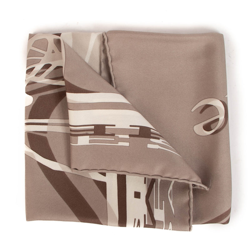 Hermès Calèche Elastique Silk 40 Scarf
