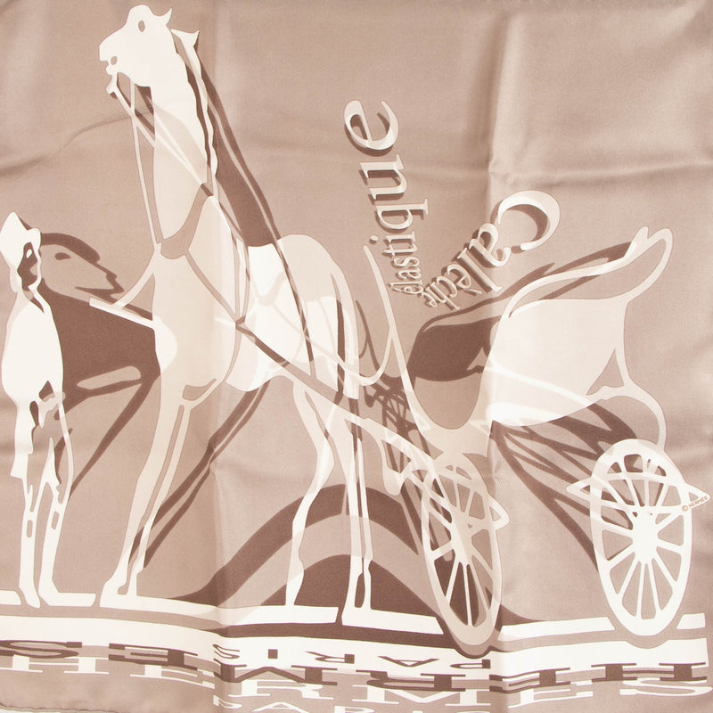 Hermès Calèche Elastique Silk 40 Scarf