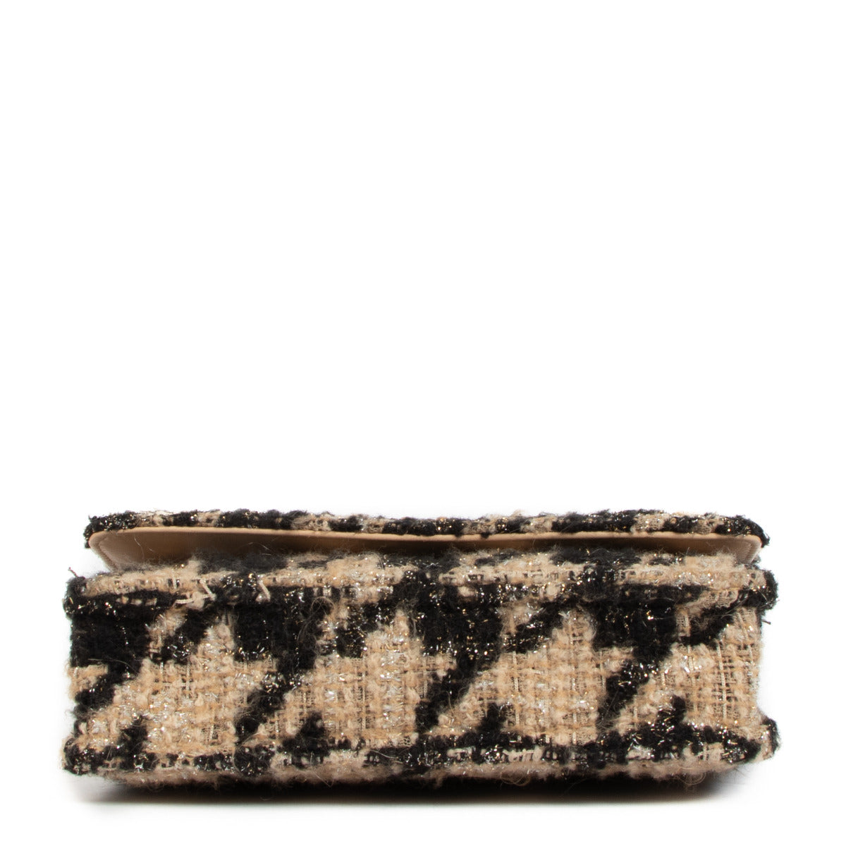 Chanel 19 Houndstooth Tweed Wallet On Chain With Coin Purse