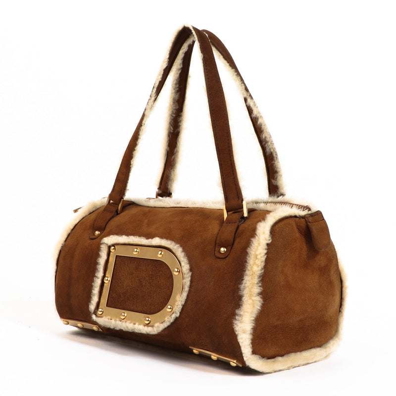 Delvaux Astrid MM Camel Mouton Retourné