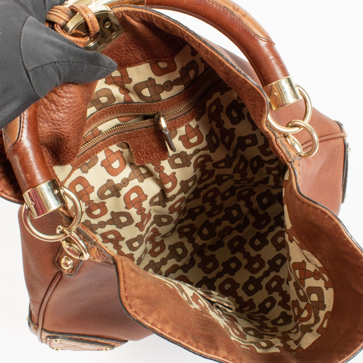 Gucci Brown Leather Medium Indy Bag