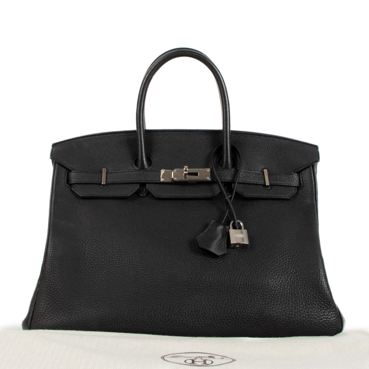 Hermès Birkin 35 Black Togo Palladium Hardware