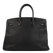 Hermès Birkin 35 Black Togo Palladium Hardware