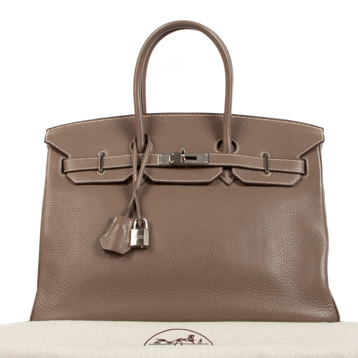 Hermès 2007 Birkin 35 Etoupe Taurillon Clemence