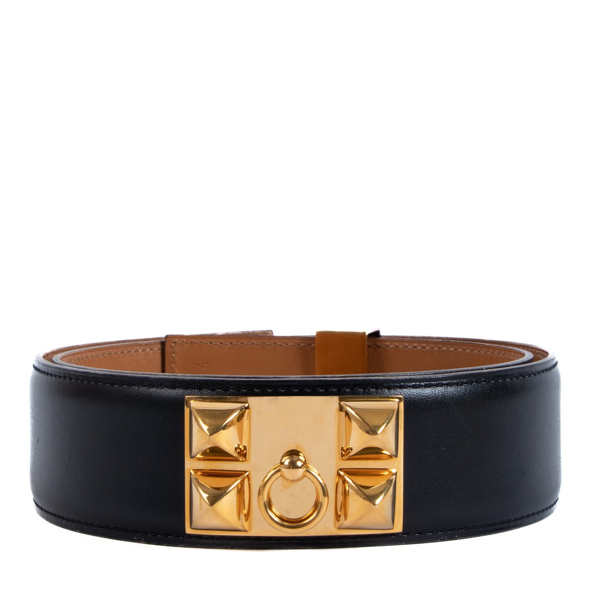 Hermès Collier de Chien Black Box Belt