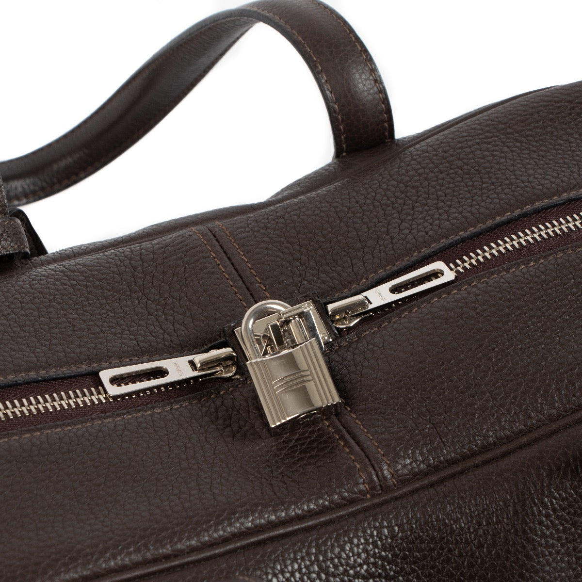 shop 100% authentic second hand Hermès Brown Victoria 35 on Labellov.com