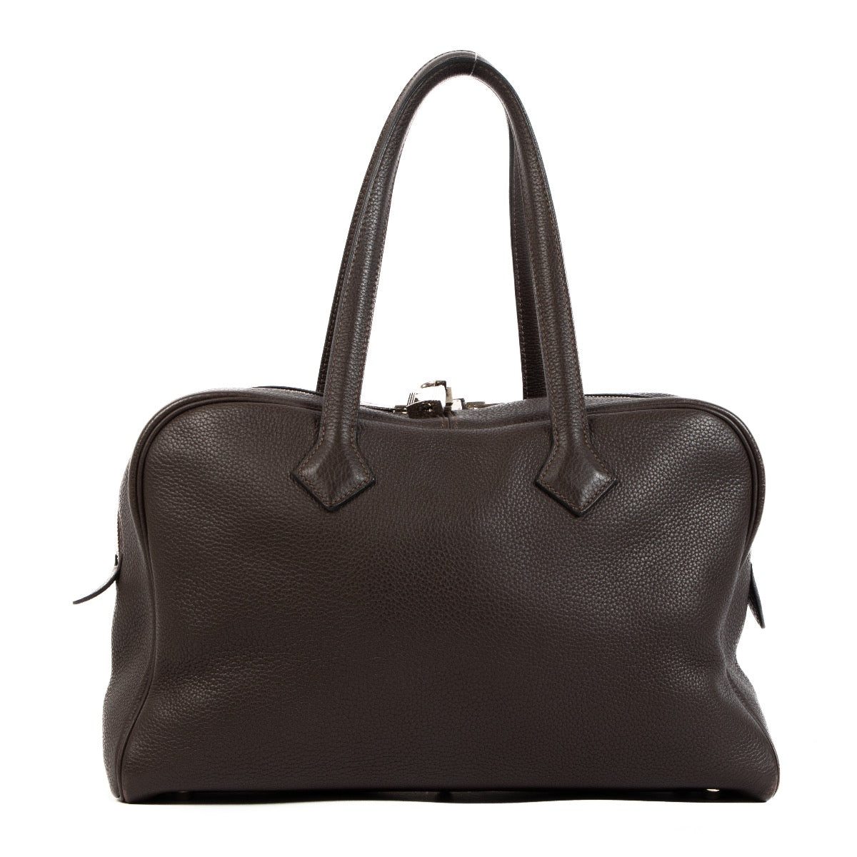 shop 100% authentic second hand Hermès Brown Victoria 35 on Labellov.com