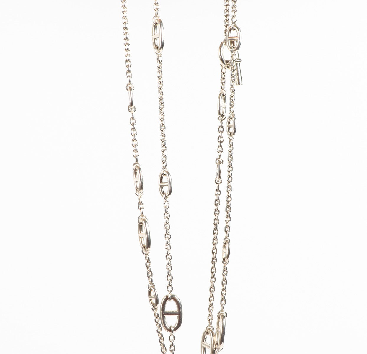 Hermès Silver Farandole Long Necklace
