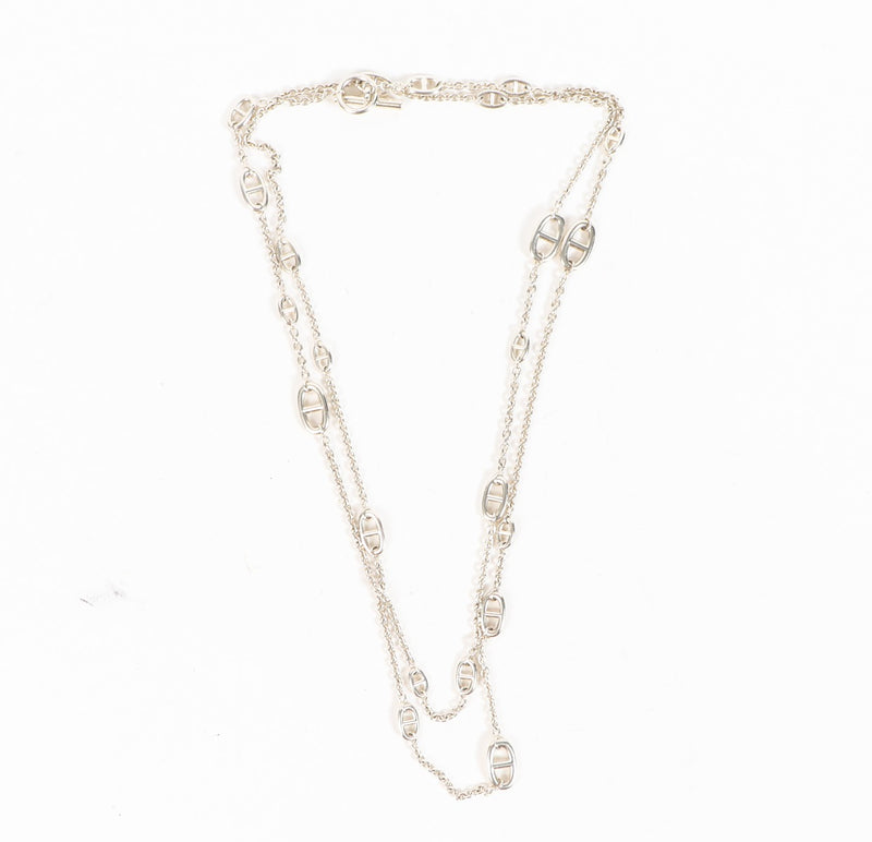Hermès Silver Farandole Long Necklace