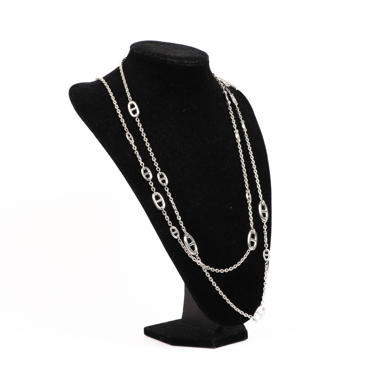 Hermès Silver Farandole Long Necklace