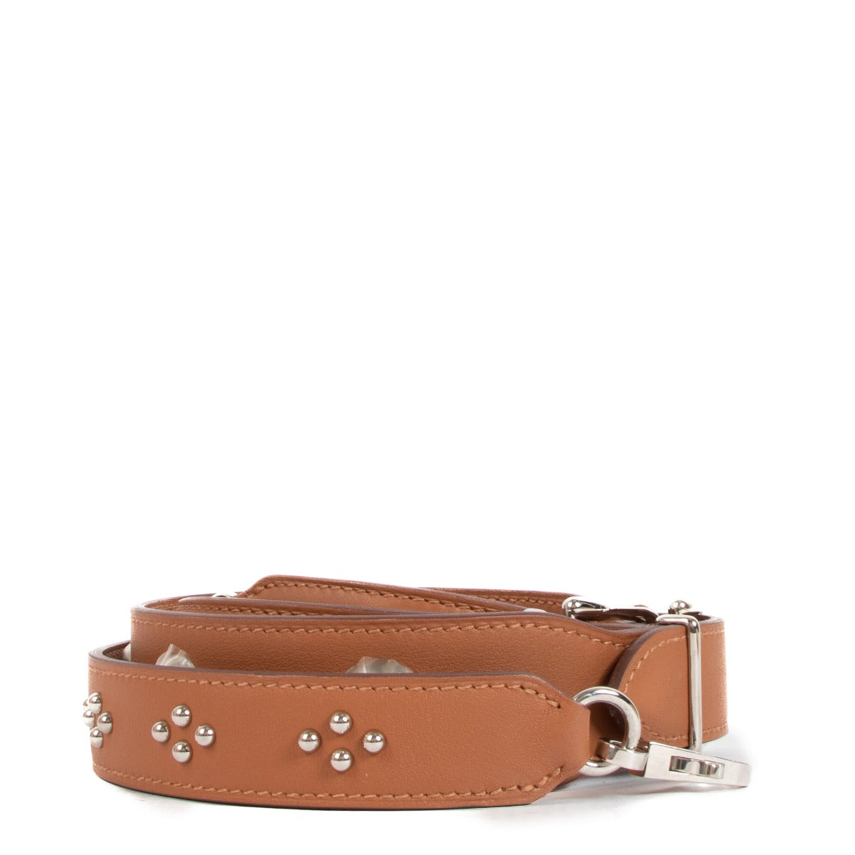 Hermès Carnaby Losange Gold Swift Bag Strap