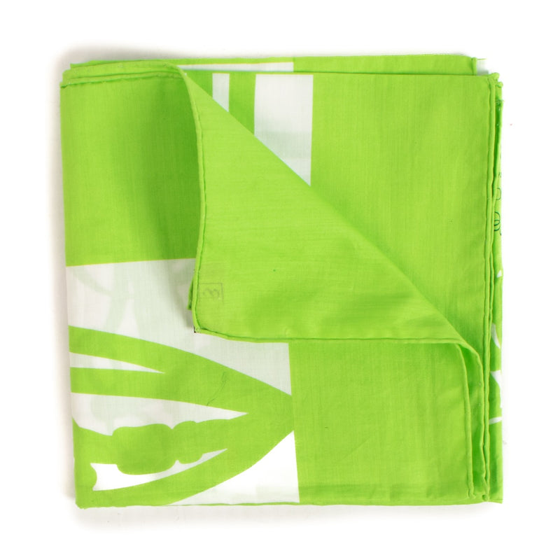 Hermès Green Brides de Gala Cotton Scarf