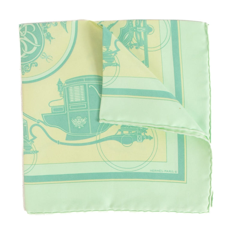 Hermès Ex Libris Pocket Square 40 Silk Scarf