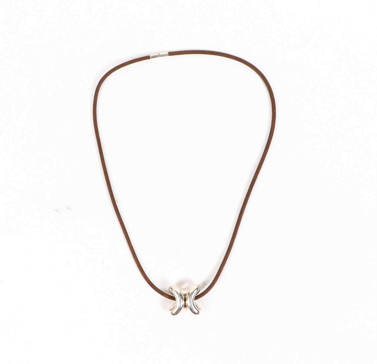 Hermès Lima Sterling Silver Necklace
