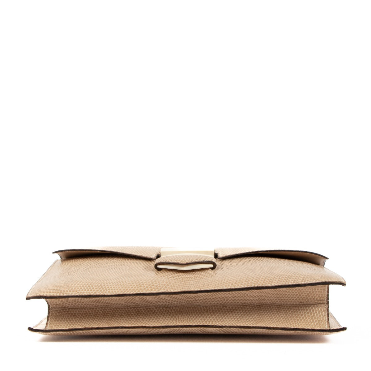 Hermès Pan Ficelle Vintage Clutch van hagedissenleer