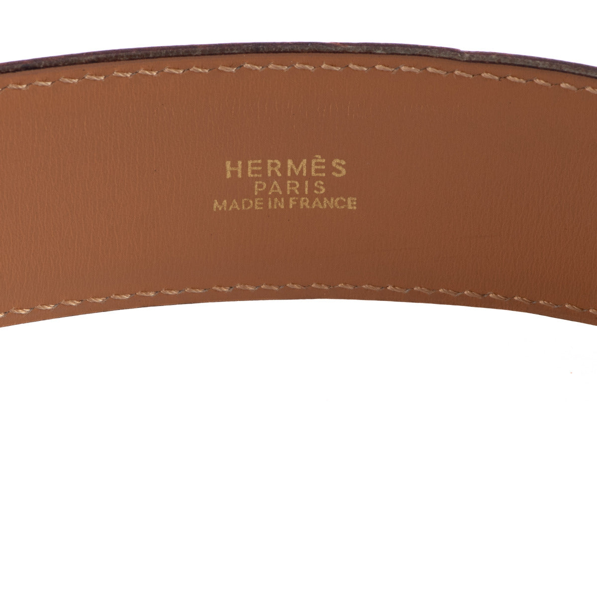 Ceinture Hermès Collier De Chien 40 en Veau Swift Orange - taille 75