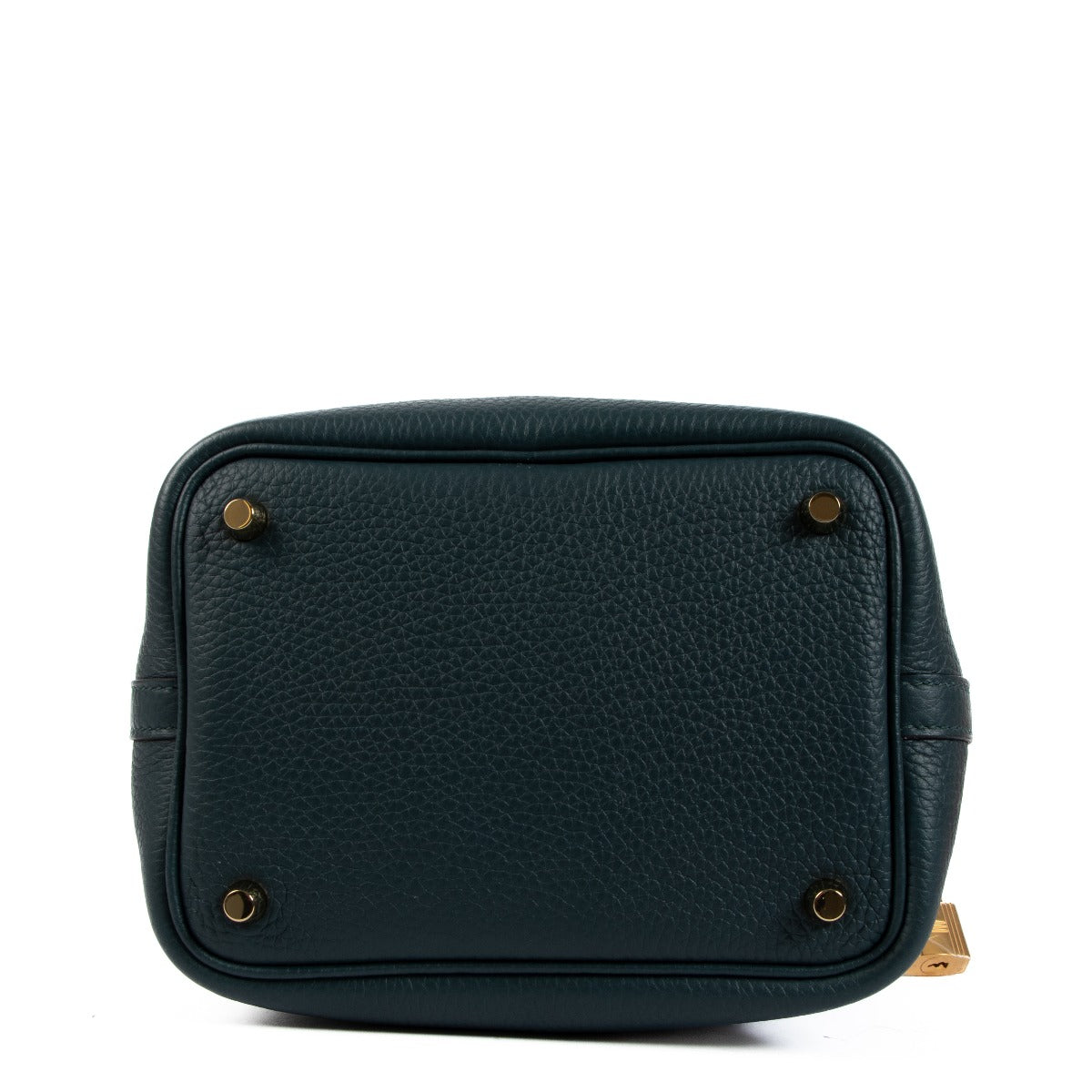 Shop Second hand pre-owned Hermès Mini Picotin 18 Lock Green on www.labellov.com