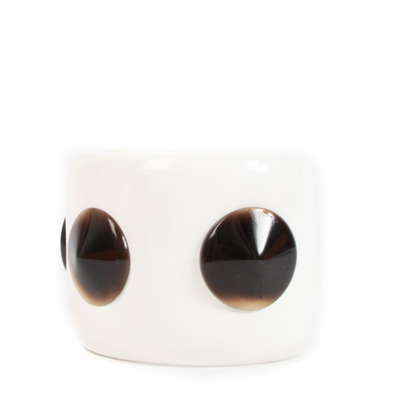 Hermès Witte Hoorn Cuff Armband