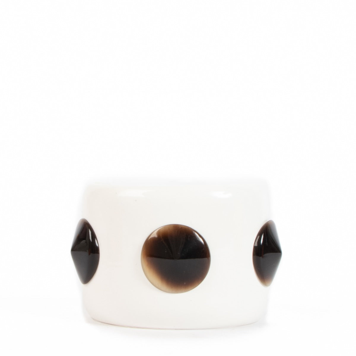 Hermès White Horn Cuff Bracelet