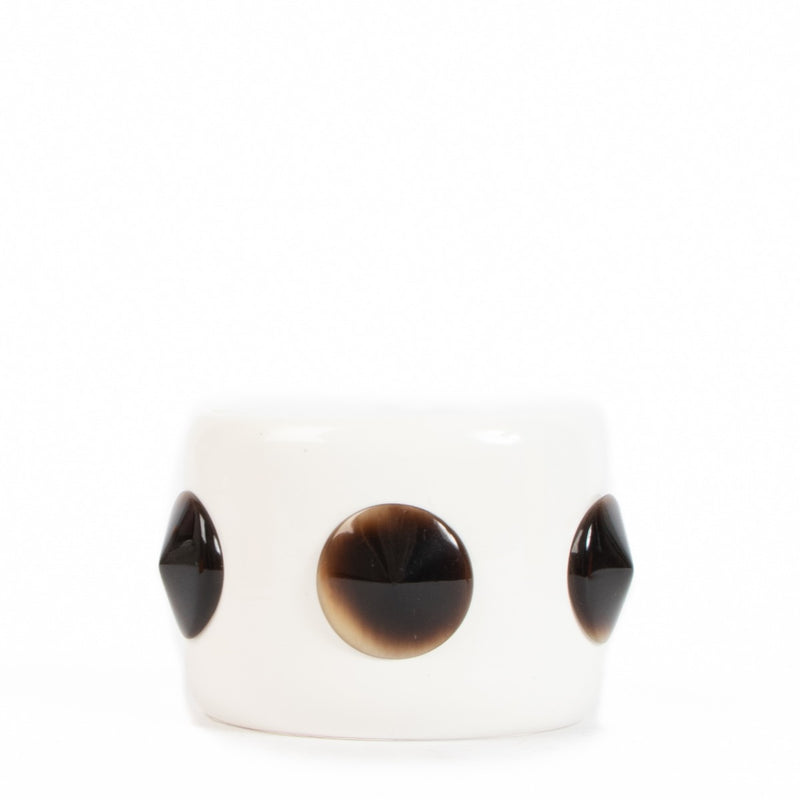 Hermès White Horn Cuff Bracelet