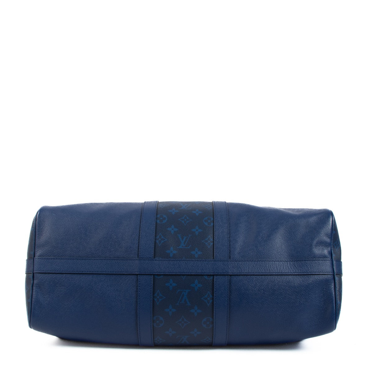 Sac de voyage Louis Vuitton Keepall Bandoulière 50 Bleu Taigarama