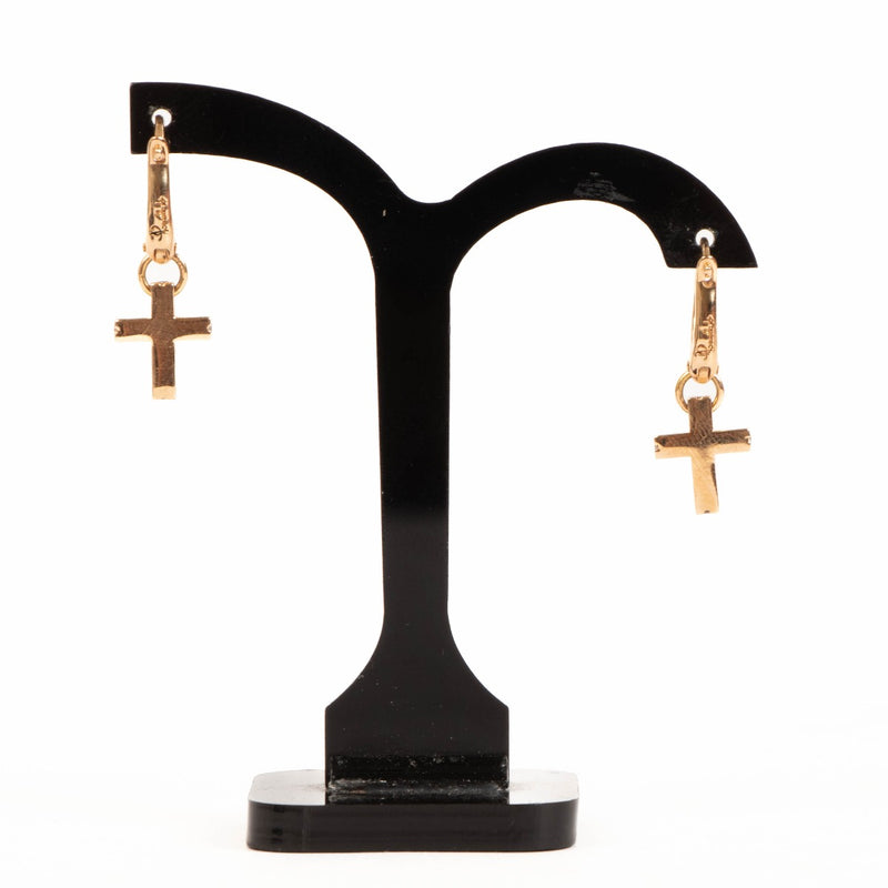 Shop 100% authentic second hand Pomellato Gold Cross Earrings on Labellov.com