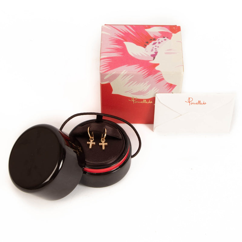 Shop 100% authentic second hand Pomellato Gold Cross Earrings on Labellov.com