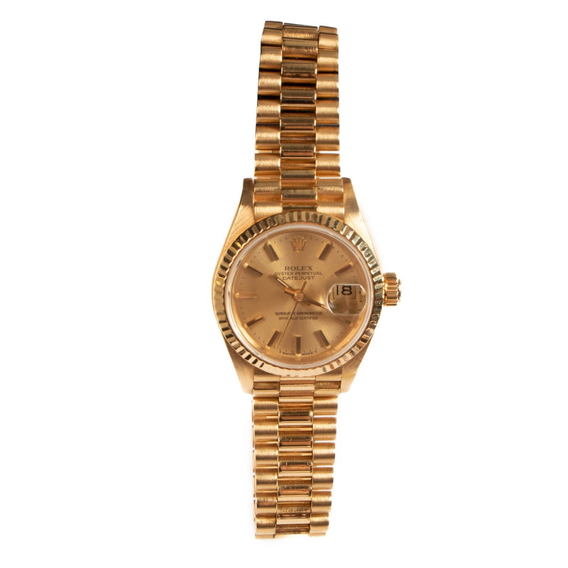 Rolex Gold Lady-Datejust 26mm Watch