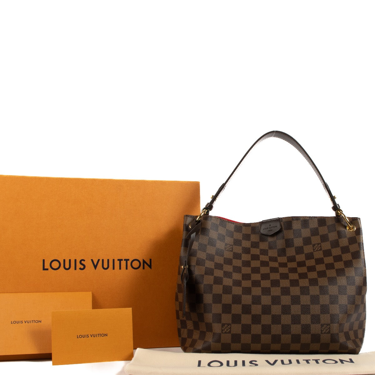 shop 100% authentic second hand Louis Vuitton Damier Ebene Graceful PM Bag on Labellov.com