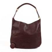 Delvaux Burgundy Louise Shoulder Bag for the best price at Labellov secondhand luxury in Antwerp
