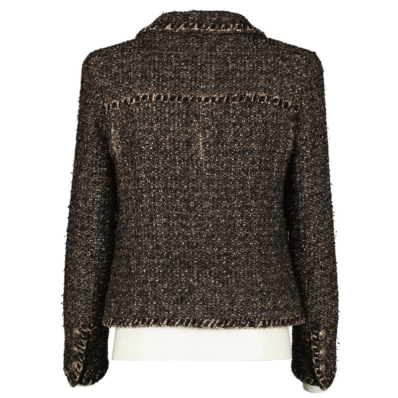 Chanel 04A Black Tweed Jacket