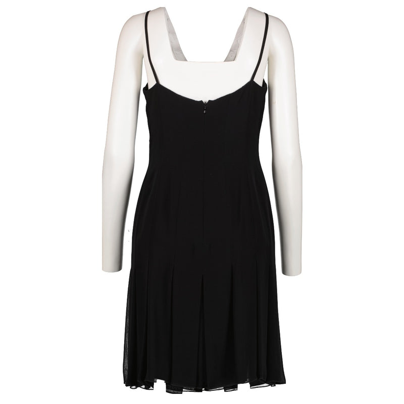 shop 100% authentic second hand Chanel 04P Black Slip Dress - Size 38 on Labellov.com