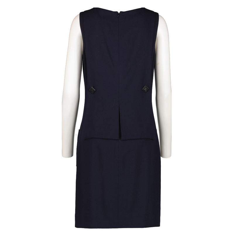 Shop 100% authentic secondhand Chanel Blue Dress - Size FR 36 on Labellov.com