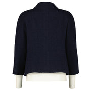 Chanel 17P Short Blue Tweed Jacket